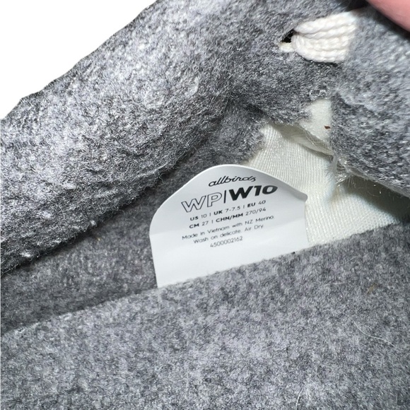 All birds Women’s Size 10 White Lace Up Athletic Shoe - Picture 6 of 7